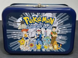 Pokemon 1999 Vintage Collectors Metal Tin (leer - ohne Karten) Blue Team - Bild 1 von 7