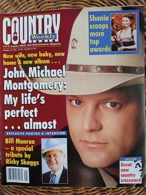 Country Weekly Magazine October 1996 John Michael Montgomery Cover - Image 1 of 2