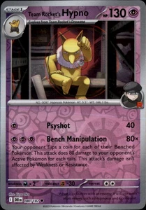 Team Rocket's Hypno Reverse Holo Uncommon SV10: Destined Rivals 080/182 NM - Picture 1 of 2
