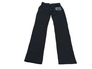 ABERCROMBIE &FINCH NEW YORK GIRLS BLACK SWEATPANTS WITH LOGO SIZE SMALL - Picture 1 of 9