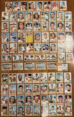 Lote de béisbol 1968 Topps (93) estrellas novatas semi equipos lista de verificación AVG ¡Ex-como nuevo mira! Foto 1 de 4