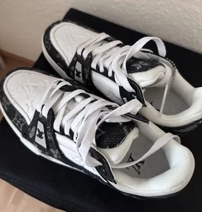 Sneaker Unisex Lv Schwarz Weiß 38 - Bild 1 von 9