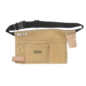Irwin 5 Pocket Split Leather Construction Tool Belt - Picture 1 of 1