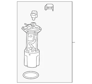 Genuine GM Fuel Pump Module without Fuel Level Sensor with Seal 13513407 - Picture 1 of 6