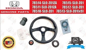 JUEGO COMPLETO NUEVO HONDA GENUINO ACURA NSX R NA1/2 VOLANTE BOCINA BOTÓN BUJE OEM - Imagen 1 de 24