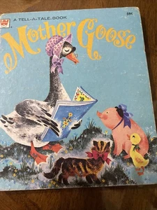 Mother Goose - Marguerite Scott ( 1960, Hardcover) VTG Whitman Tel-A-Tell Golden - Bild 1 von 9