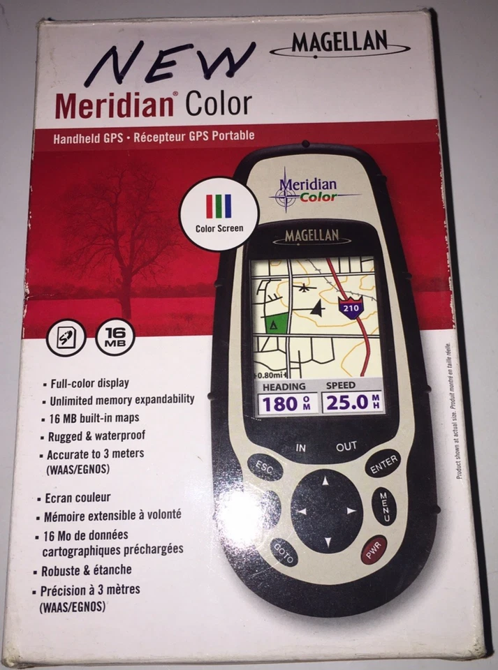 Vintage Eagle AccuNav Sport portable GPS unit excellent tested & working - Image 1 of 4