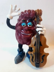 Vintage 80s California Raisins Calrab Applause Bass Player 3" PVC Figure - Bild 1 von 4