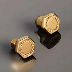 Marc by Marc Jacobs Bolt Stud Earrings. Brand New! Yellow Gold Color. - Picture 1 of 6