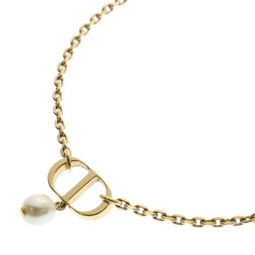 Collana perle Dior Christian by CD logo oro usata f51a61dee4814ba81ba491abb1015