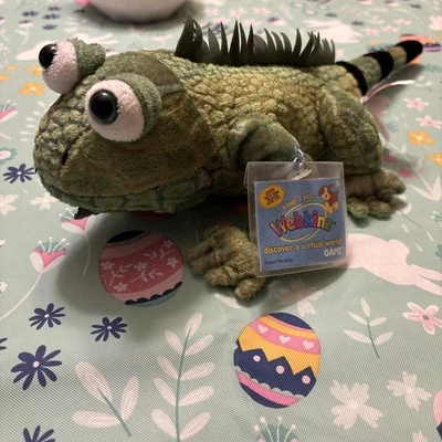 Ganz Webkinz Plush Iguana HM340 with Sealed Unused Code - Image 1 of 3