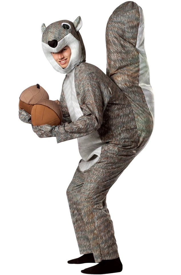Cuddly Squirrel Animal Mascot Adult Costume - Image 1 of 1