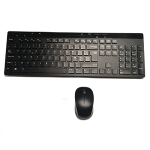 Amazon Basics Drahtlose Tastatur Maus Kombination in voller Größe 2,4 GHz USB Em - Bild 1 von 4