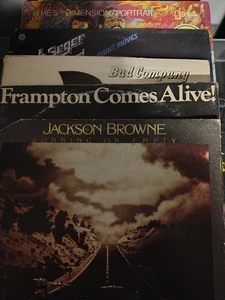 CLASSIC ROCK VINYL LP LOT, FRAMPTON, BAD COMPANY, BOB SEGER, JACKSON BROWNE - Foto 1 di 6