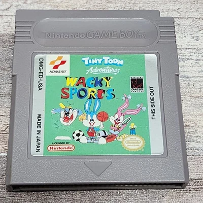 Tiny Toon Adventures: Wacky Sports (Nintendo Game Boy, 1994) Authentic Tested - Image 1 of 4