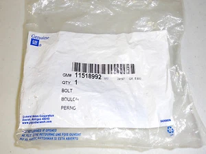 BOLT. Engine Cylinder Head, GENUINE GM 11518992, 1997-2006 3.1L, 3.4L, 3.5L - Bild 1 von 9