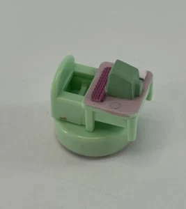 Vintage Polly Pocket Bluebird 1992 Stampin' School Green Desk Butterfly Stamp - Picture 1 of 7