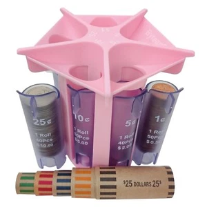 Contador de monedas clasificador de cambio de monedas 5 en 1 - Picture 1 of 6