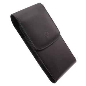 Leather Case Belt Clip Holster Cover Pouch Vertical Carry for Smartphones - Picture 1 of 7