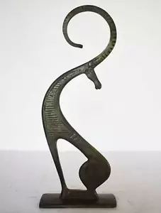 Graceful Ibex - Bronze - Symbol of Energy, Long Life, Fertility - Picture 1 of 4