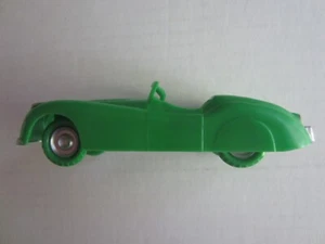 Vintage Plastic Unbranded Green 4 1/2 Inch Jaguar Made in England - Picture 1 of 6