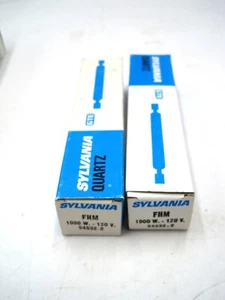 Set of 2 - Sylvania FHM Lamp Bulb 1000W 120V Stage Studio Spot Photo - Picture 1 of 1