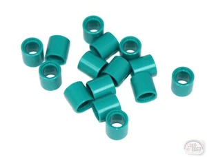 LEGO Technic - 15 x Pin Connector Round - 1L - Dk Torq - Spacer - New - 18654 - Picture 1 of 3