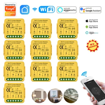 1-10Stück Smart Wlan Funk Jalousie Vorhang Schalter Blind Rolladenschalter Tuya - Bild 1 von 4