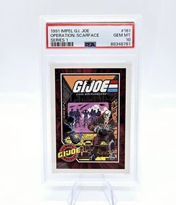 1991 Impel GI Joe Operation Scarface Destro Cobra Commander Series 1 Card PSA 10 - Bild 1 von 2