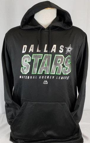 Brand New Majestic Fan Fashion NHL Dallas Stars Men's Hooded Sweatshirt Cover