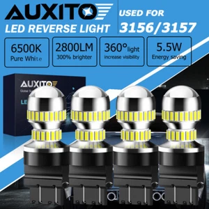 4X 3157 4114 4157 LED DRL Daytime Running Light Bulb White 2800LM ERROR FREE - Bild 1 von 10