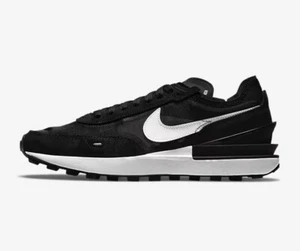 Nike Mujer Nuevo En Caja Waffle One Negro Blanco Talla 6 DC2533-001 - Imagen 1 de 7