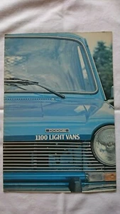 DODGE (Chrysler) 1100 High-Top Van Pick-up Pickup UK Brochure September 1976 - Picture 1 of 1