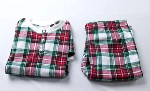 The Children's Place Unisex Kids Matching Plaid Pajamas BL1 Bunny's Tail Size 14 - Picture 1 of 8