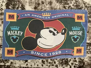 Vintage Mickey Mouse American Original Pillowcase Disney Disneyland 70s 80s 90s - Picture 1 of 3