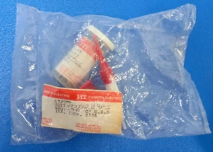 ITT MS27473T12B98S MIL SPEC SUB MINIATURE CYLINDRICAL AIRCRAFT CONNECTOR, NEW - Picture 1 of 4