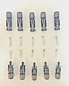 GENUINE MC4 CONNECTORS STAUBLI 5 x PAIRS (Free Postage) - Picture 1 of 2