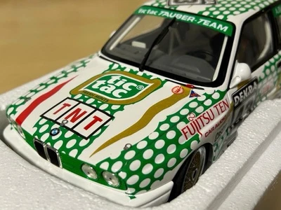 Minichamps 1/18 BMW M3 E30 DTM 1991 TIC TAC TAUBER Allen Berg Model - Immagine 1 di 4