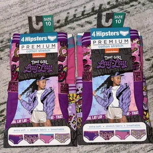 That Girl Lay Lay Girls 2- 4 Pairs Hipsters Underwear ~Size 10 New Nickelodeon - Picture 1 of 2