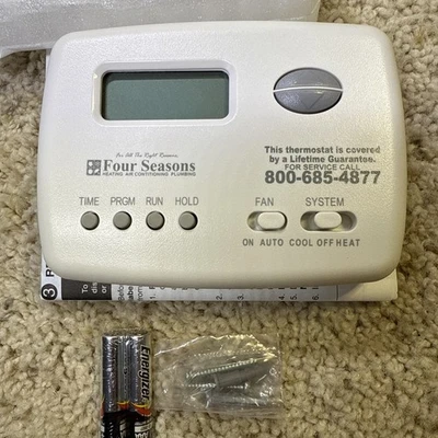 New-White Rodgers 1F78-151 5/2 Day Programmable Digital Thermostat Heating & AC - Image 1 of 4