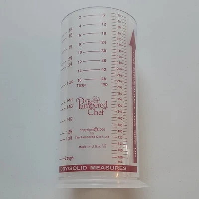 Taza Medidora Chef Mimada Húmeda y Seca Push Up Hecha en EE. UU. Foto 1 de 4