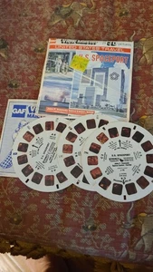Juegos de 3 carretes View Master U. S. Spaceport 1973 y 1978 - Imagen 1 de 3