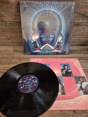JOURNEY - Frontiers LP  AL36504 Columbia Shrink W/ Hype Sticker Foto 1 de 4