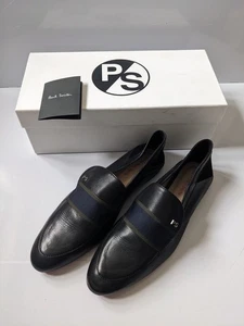 Paul Smith Freda Damen Schwarz Leder Halbschuhe EU39 UK6 - Neu im Karton Rosa Sohle - Bild 1 von 10