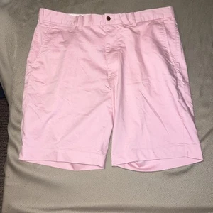 Pantalones Cortos Polo Golf Ralph Lauren Para Hombre 36 Rosa Calce Clásico Algodón Sarga Con Elástico - Imagen 1 de 11