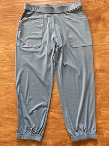 🎄Lisa Rinna Collection Joggers Cargo a Maglia Liquida Taglia M - Foto 1 di 6