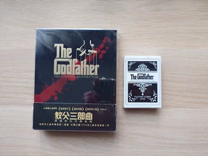 The Godfather Trilogy Blufans Exclusive Steelbook Gold Edition PET Slip LIKE NEW - Picture 1 of 23