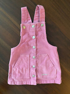 DKNY Girl's skirt romper Overalls Pink cotton size 2 t