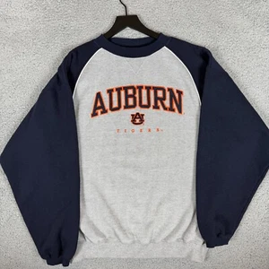 Vintage Auburn Tigers Sweatshirt Men's Large Heavyweight Crew Neck - Picture 1 of 7