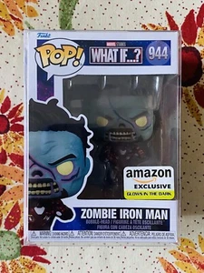 Funko Pop! What If Zombie Iron Man #944 Amazon Exclusive GITD mit Protektor Marvel - Bild 1 von 5